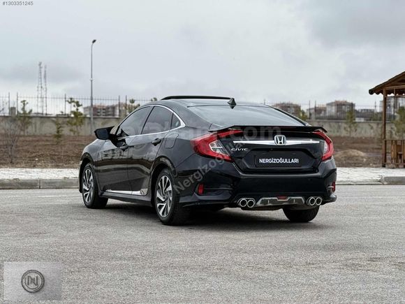 2017 CIVIC 1.6i-VTEC ECO Elegance 125HP +SANRUFF+GERİ GÖRŞ+%20