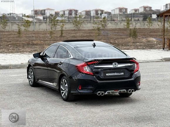 2017 CIVIC 1.6i-VTEC ECO Elegance 125HP +SANRUFF+GERİ GÖRŞ+%20