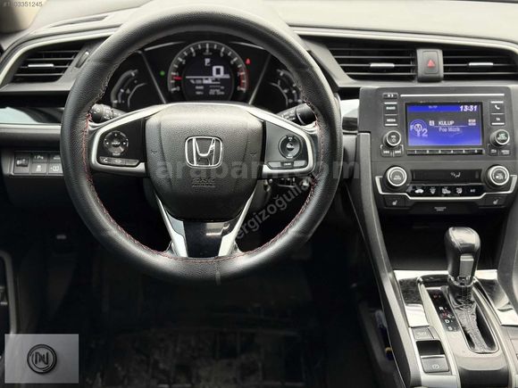2017 CIVIC 1.6i-VTEC ECO Elegance 125HP +SANRUFF+GERİ GÖRŞ+%20