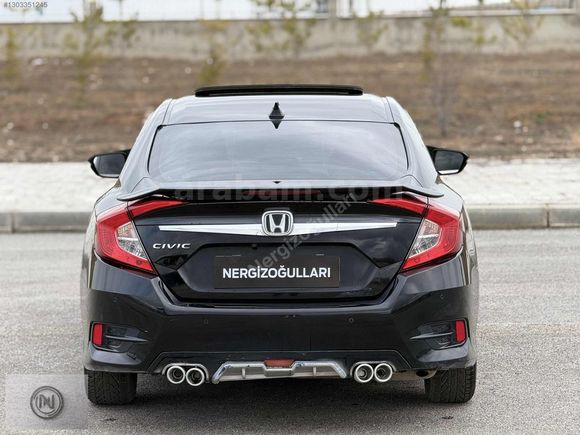 2017 CIVIC 1.6i-VTEC ECO Elegance 125HP +SANRUFF+GERİ GÖRŞ+%20