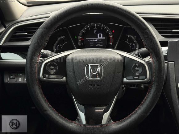 2017 CIVIC 1.6i-VTEC ECO Elegance 125HP +SANRUFF+GERİ GÖRŞ+%20