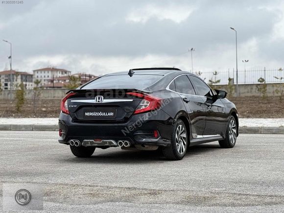 2017 CIVIC 1.6i-VTEC ECO Elegance 125HP +SANRUFF+GERİ GÖRŞ+%20