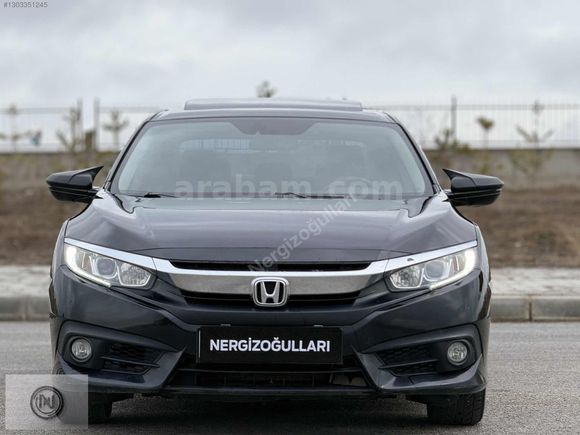 2017 CIVIC 1.6i-VTEC ECO Elegance 125HP +SANRUFF+GERİ GÖRŞ+%20