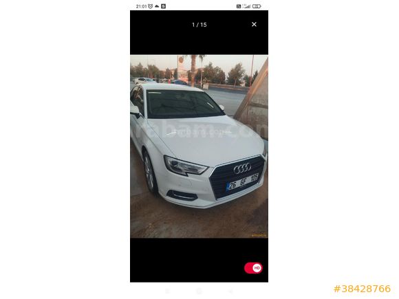 Sahibinden Audi A3 Sedan 1.6 TDI Design Line 2016 Model
