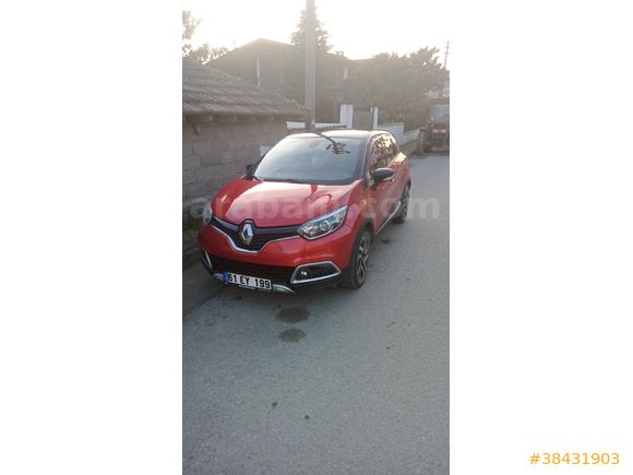 Sahibinden Renault Captur 1.5 dCi Outdoor 2014 Model  122.000 km Kırmızı
