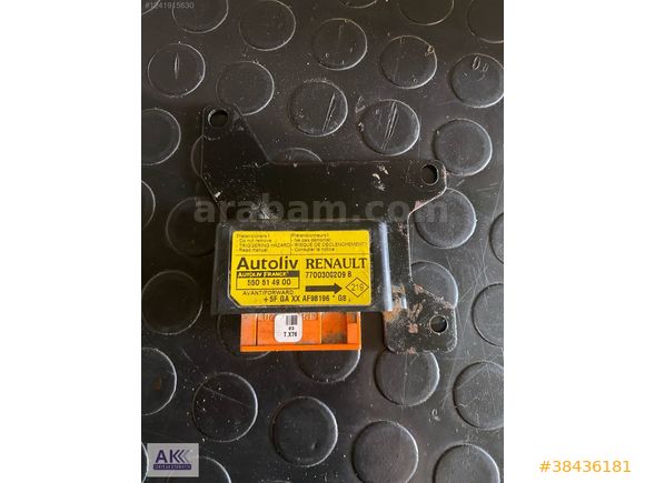 renault kangoo 2 orjinal airbag beyni 7700308209