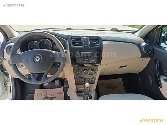 2014 RENEULT SYMBOL 1.2 TOUCH 132 Bin km'de DEĞİŞENSİZ DOLUSU.