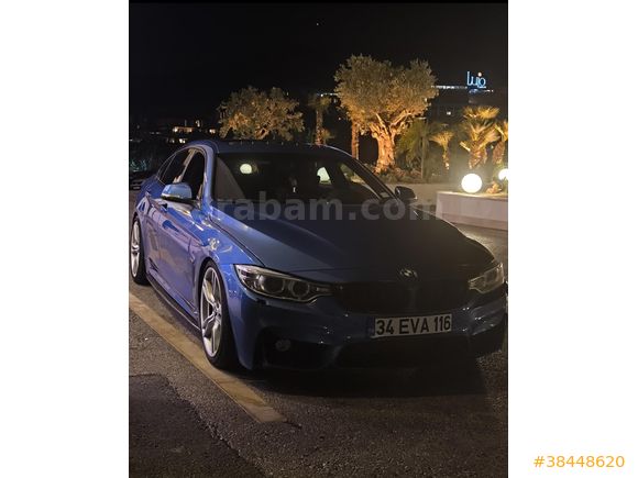 Sahibinden BMW 4 Serisi 418i Gran Coupe M Sport 2015 Model  198.500 km Mavi (metalik)