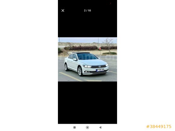 Sahibinden Volkswagen Passat 1.6 TDi BlueMotion Comfortline 2015 Model Gaziantep