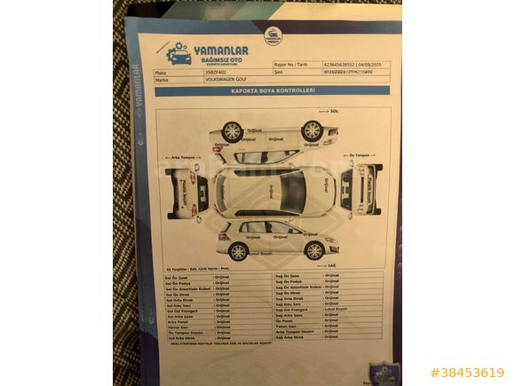 Sahibinden Volkswagen Golf 1.4 TSi Highline 2015 Model 