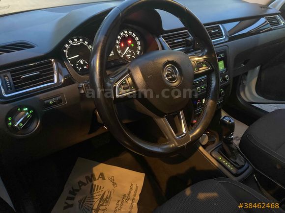 Skoda Rapid 1.6 TDI DSG Spaceback Elegance 2014 Model 163.000 km Beyaz