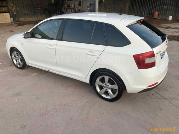 Skoda Rapid 1.6 TDI DSG Spaceback Elegance 2014 Model 163.000 km Beyaz