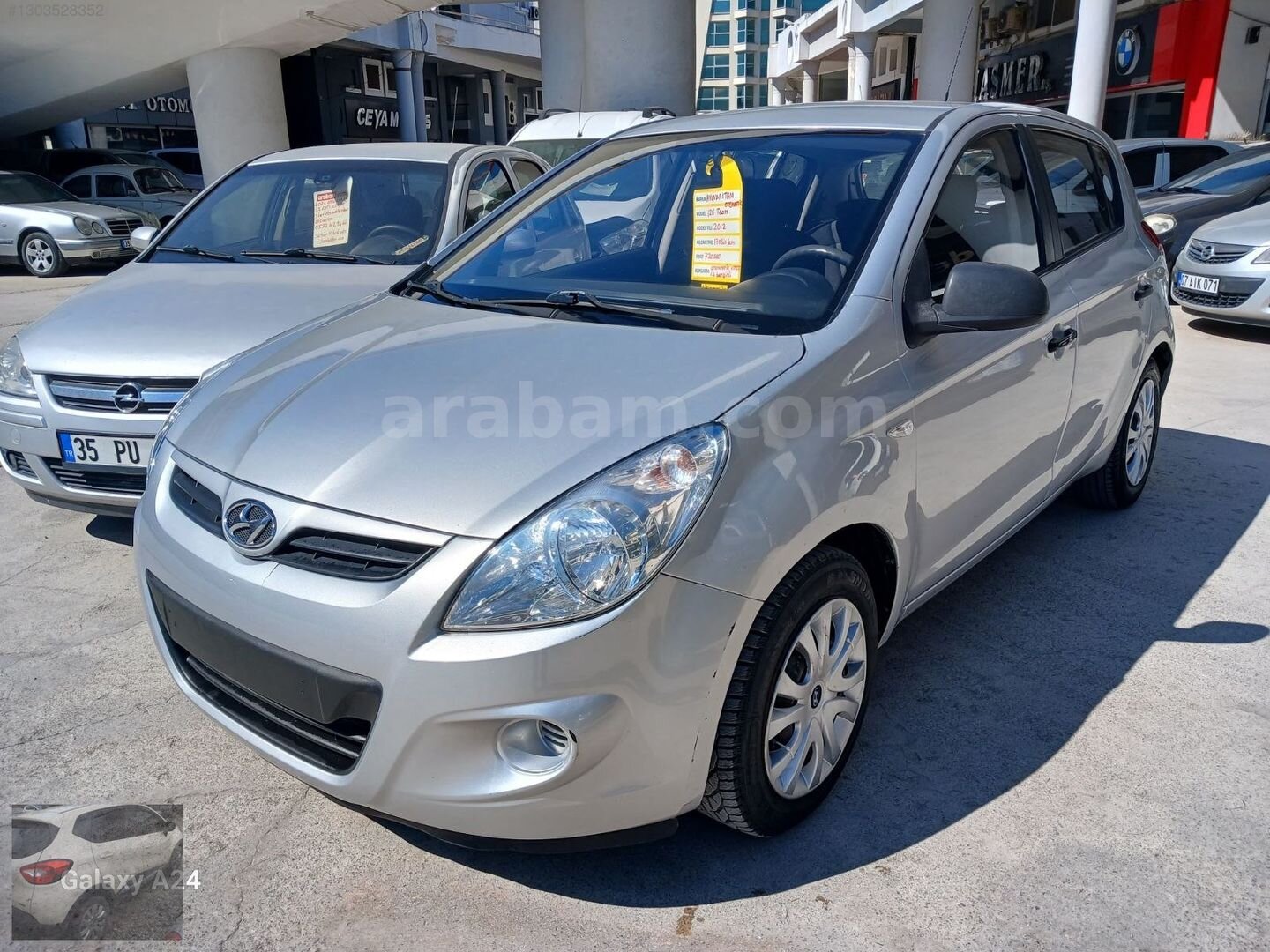 Galeriden Hyundai i20 1.4 CVVT Team 2012 Model İzmir 160.000 km Gri 3