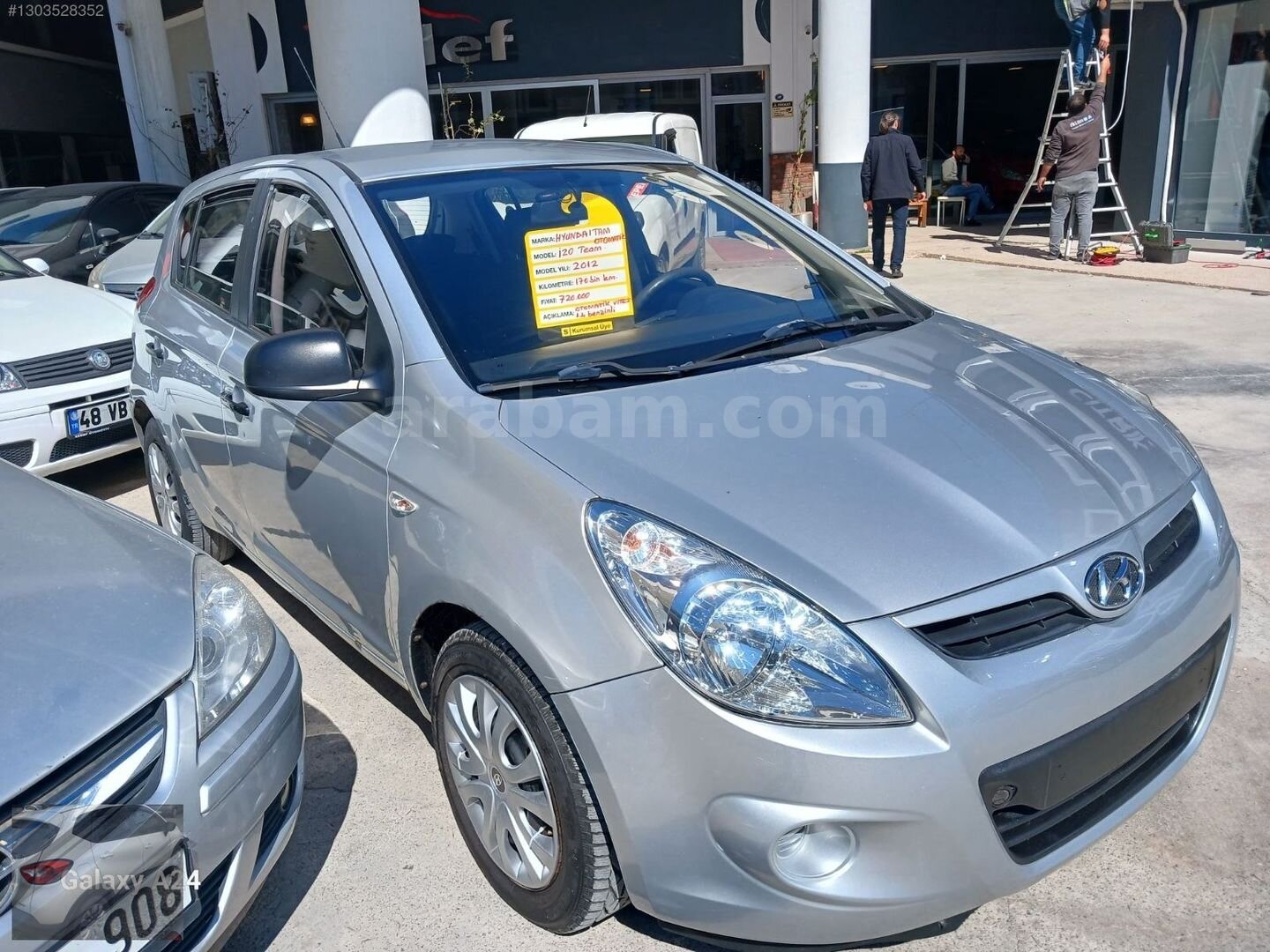 Galeriden Hyundai i20 1.4 CVVT Team 2012 Model İzmir 160.000 km Gri 1