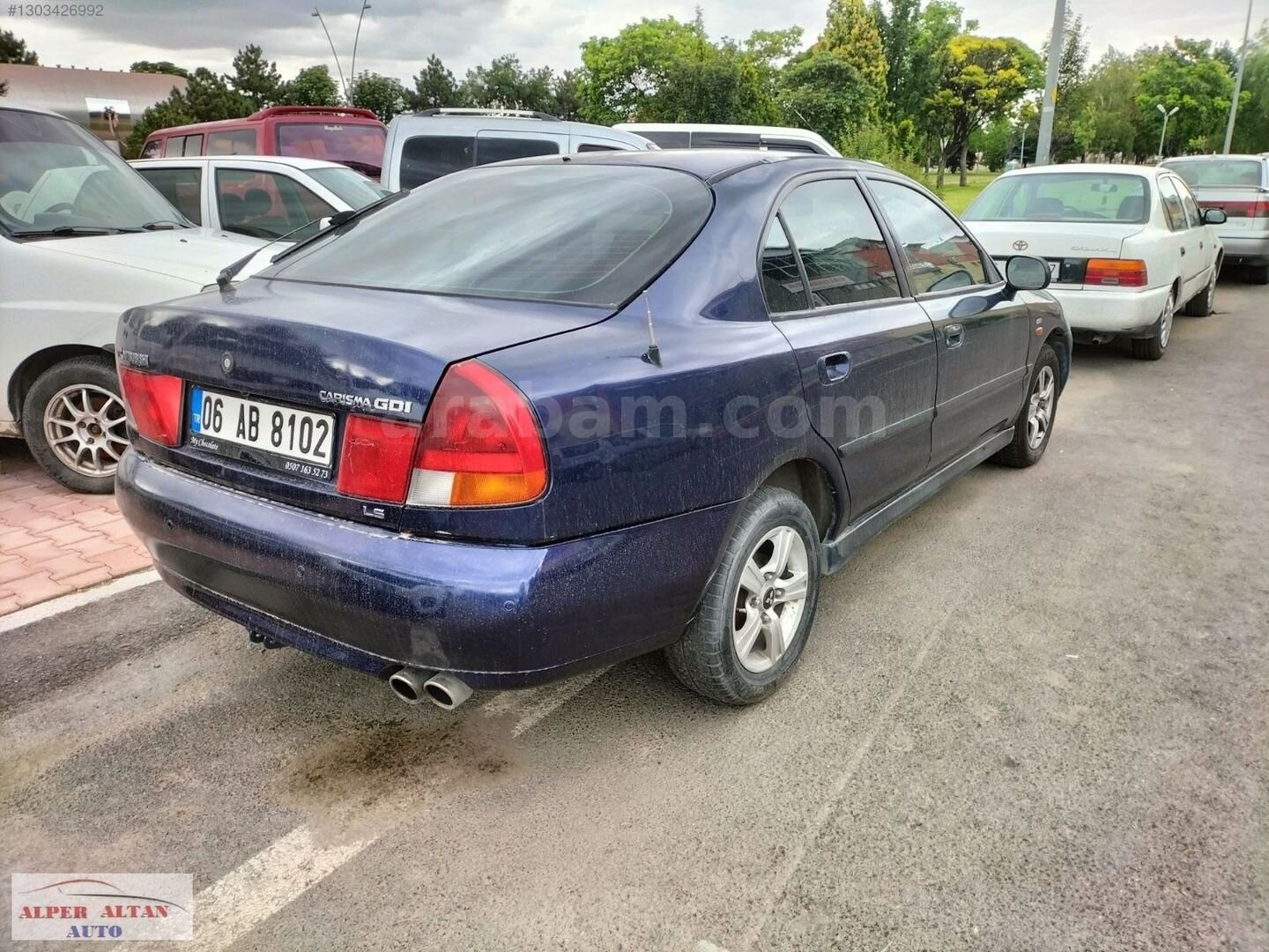 Galeriden Mitsubishi Carisma 1.8 GDI LX 1998 Model Kayseri 358.000 km Mavi 1