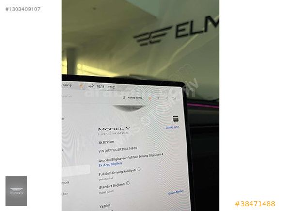 2025 TESLA MODEL Y LONG RANGE JUNIPER SOĞTMA BOYASIZ 622KM