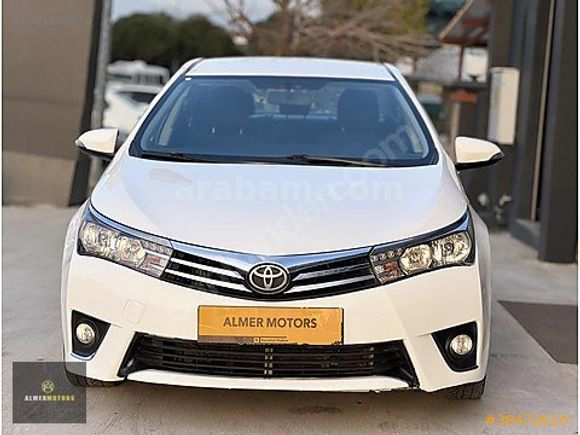 ALMER MOTORS'dan 2016 MODEL OTOMATİK TOYOTA COROLLA 163 BİN KM