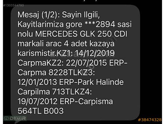 İLK SAHİBİNDEN KUSURSUZ TEMİZLİKTE GLK 4MATİC