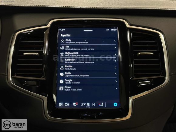 BARAN MOTORS 2023 XC90 B5 PLUS BRIGHT BOYASIZ 7 KOLTUK