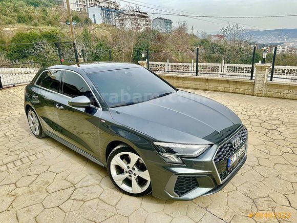 Sahibinden Audi A3 Sportback 35 TFSI S-Line 2021 Model  61.000 km Füme