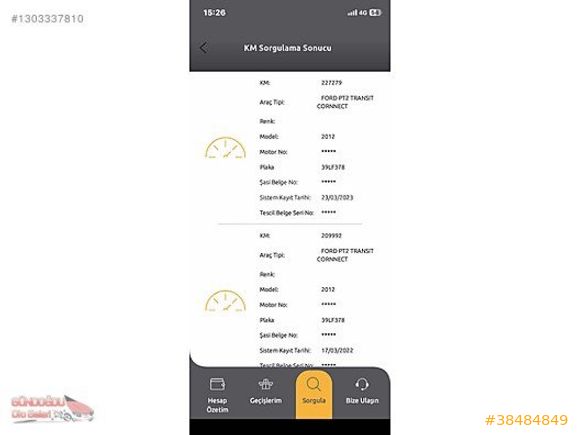 2012 Model Hatasız ilk El Connect Blackline
