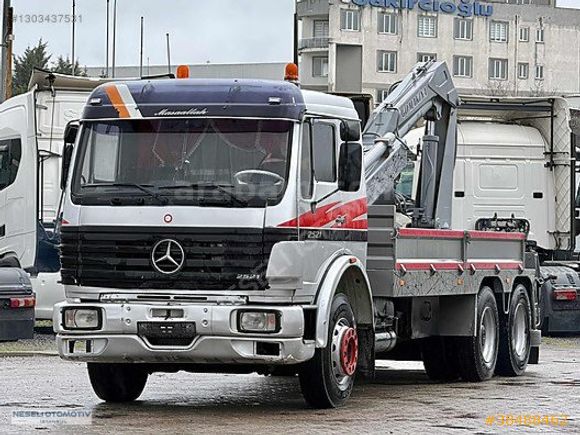 NEŞELİ İSTANBUL-1997 MODEL MERCEDES 2521+6 TONLUK VİNÇ