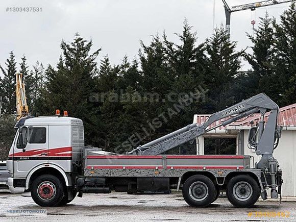 NEŞELİ İSTANBUL-1997 MODEL MERCEDES 2521+6 TONLUK VİNÇ