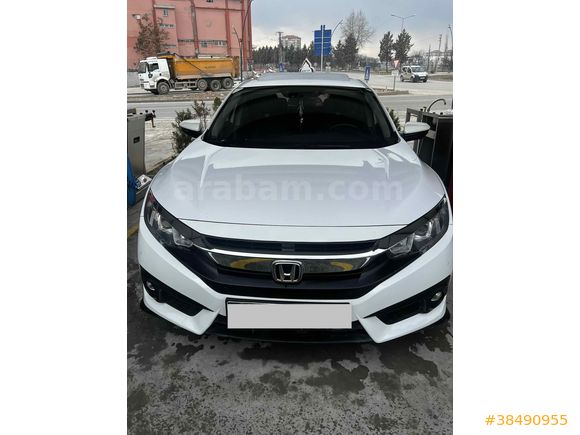 Sahibinden Honda Civic 1.6i DTEC Elegance 2018 Model 67.000 km Beyaz hatasız boyasız 