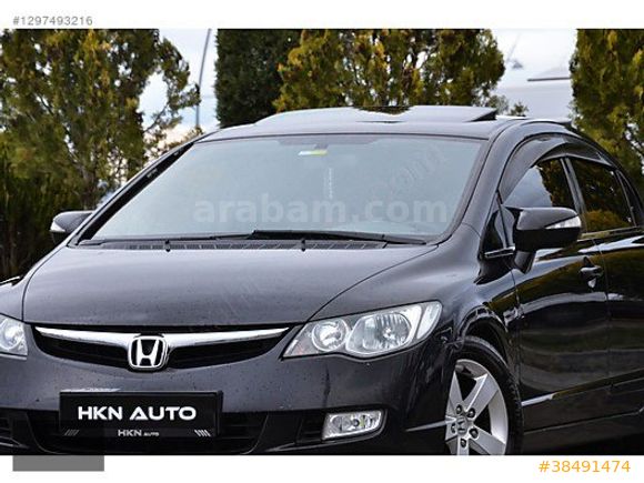 2008 HONDA CIVIC ELEGANCE SUNROOF ORJ 239 BIN KM'De LPG'Li''