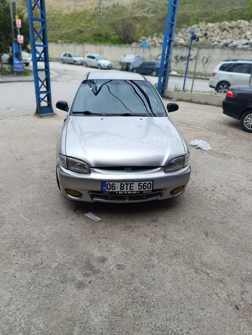 Sahibinden Hyundai Accent 1.3 LS 1998 Model Ankara 365.000 km Gri (metalik) 2