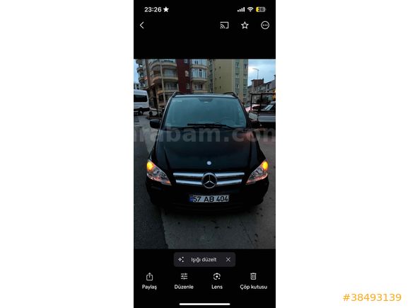 Sahibinden Mercedes - Benz Vito 113 CDI 2011 Model  171.000 km Siyah