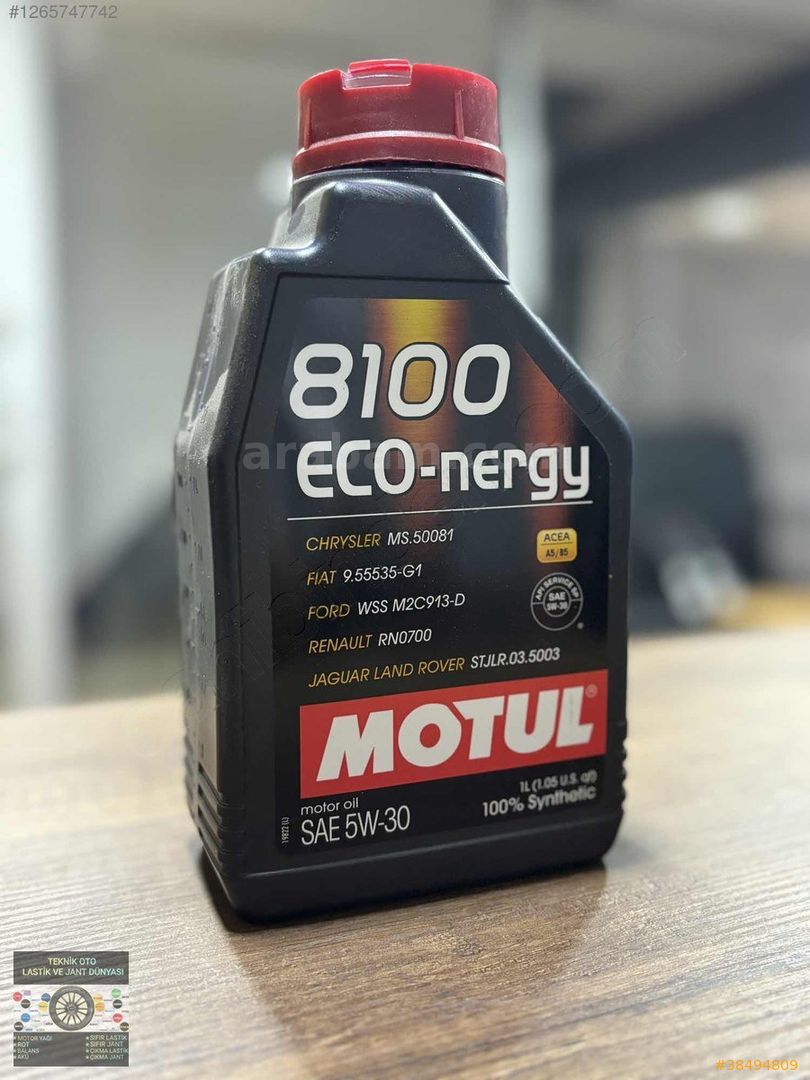 MOTUL 8100 ECO-NERGY 5W-30 TEKNİK OTO LASTİK