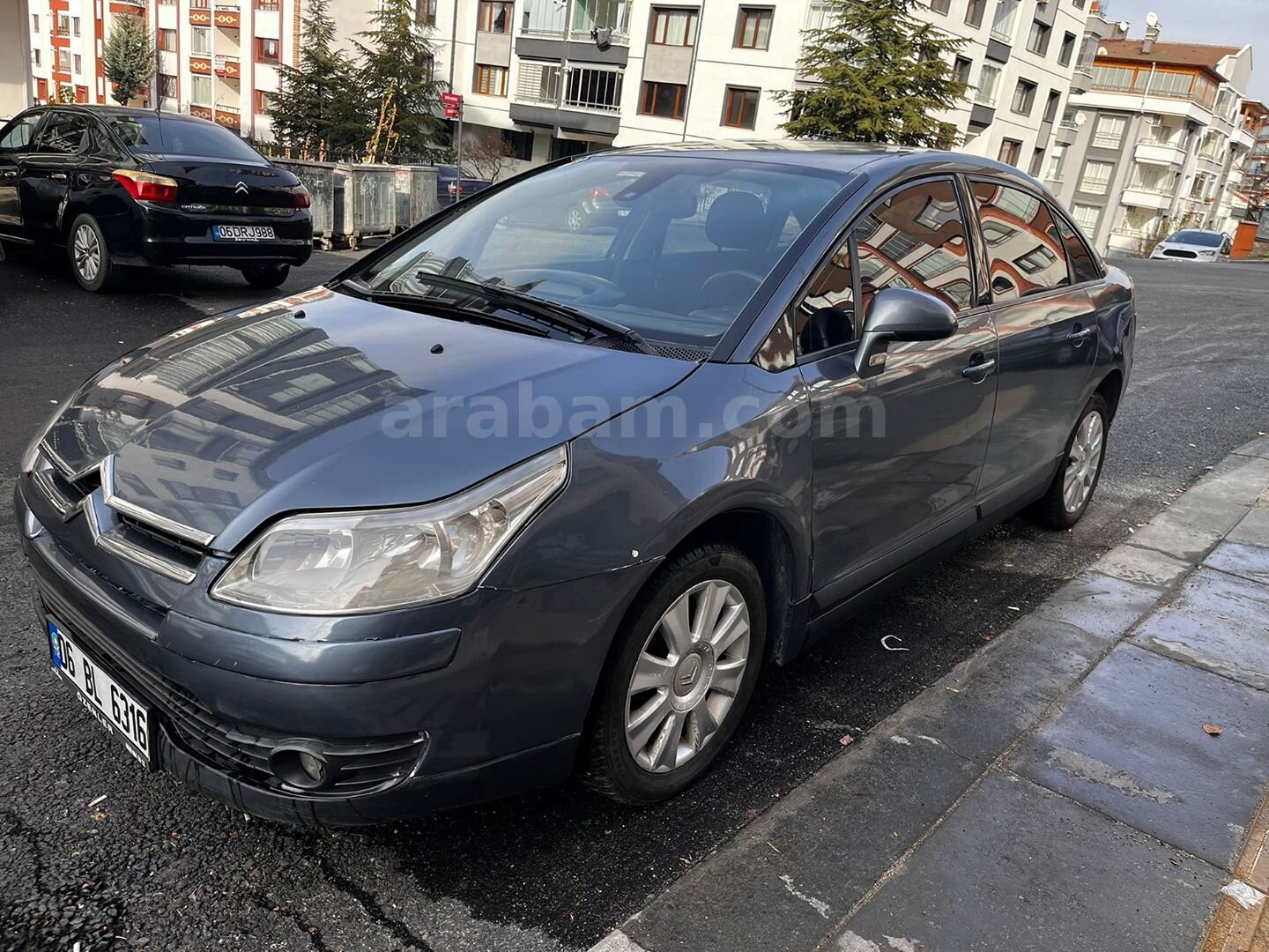 Galeriden Citroen C4 1.6 HDi SX PK 2008 Model Ankara 195.000 km Gri 3