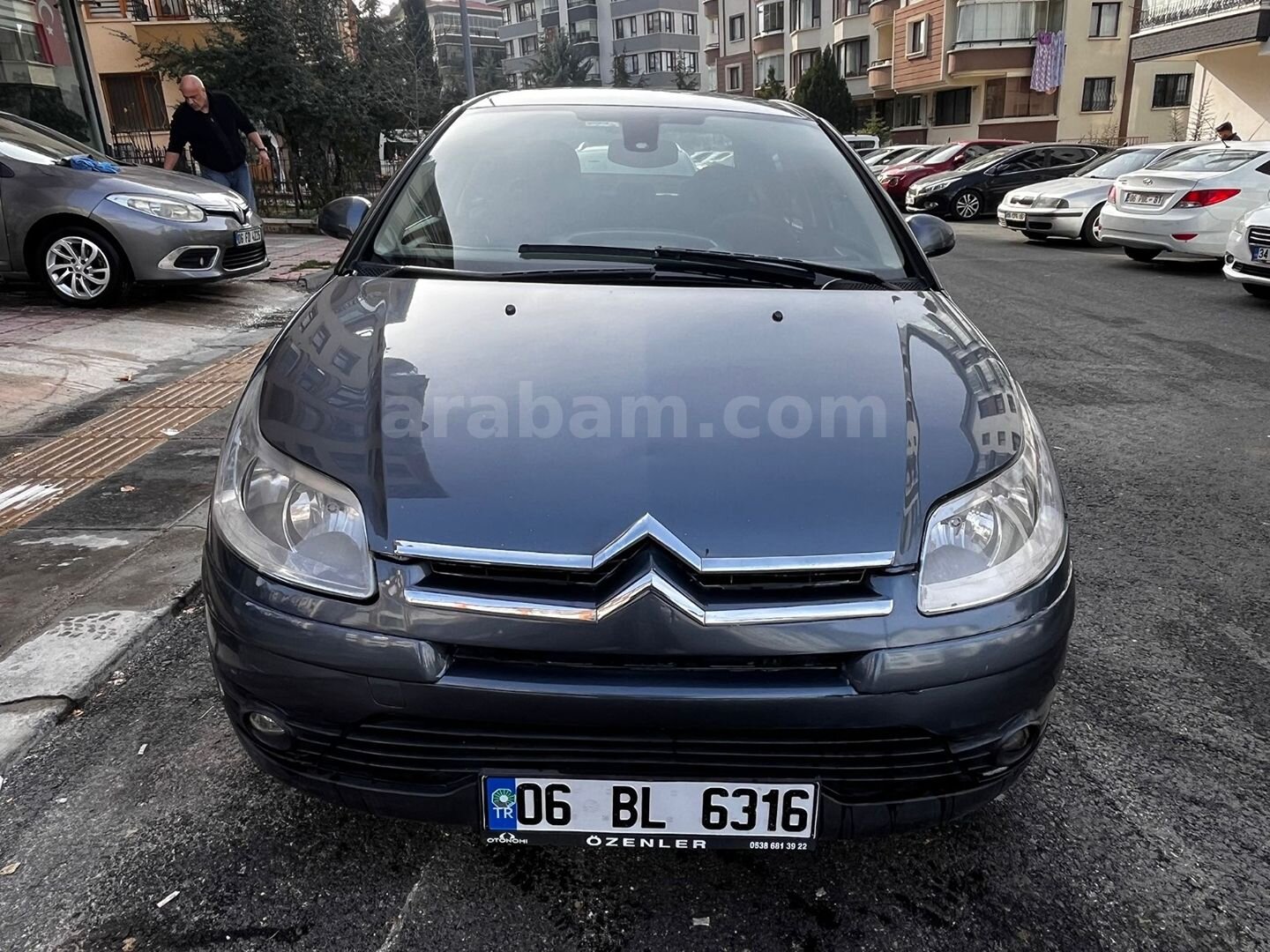 Galeriden Citroen C4 1.6 HDi SX PK 2008 Model Ankara 195.000 km Gri 7