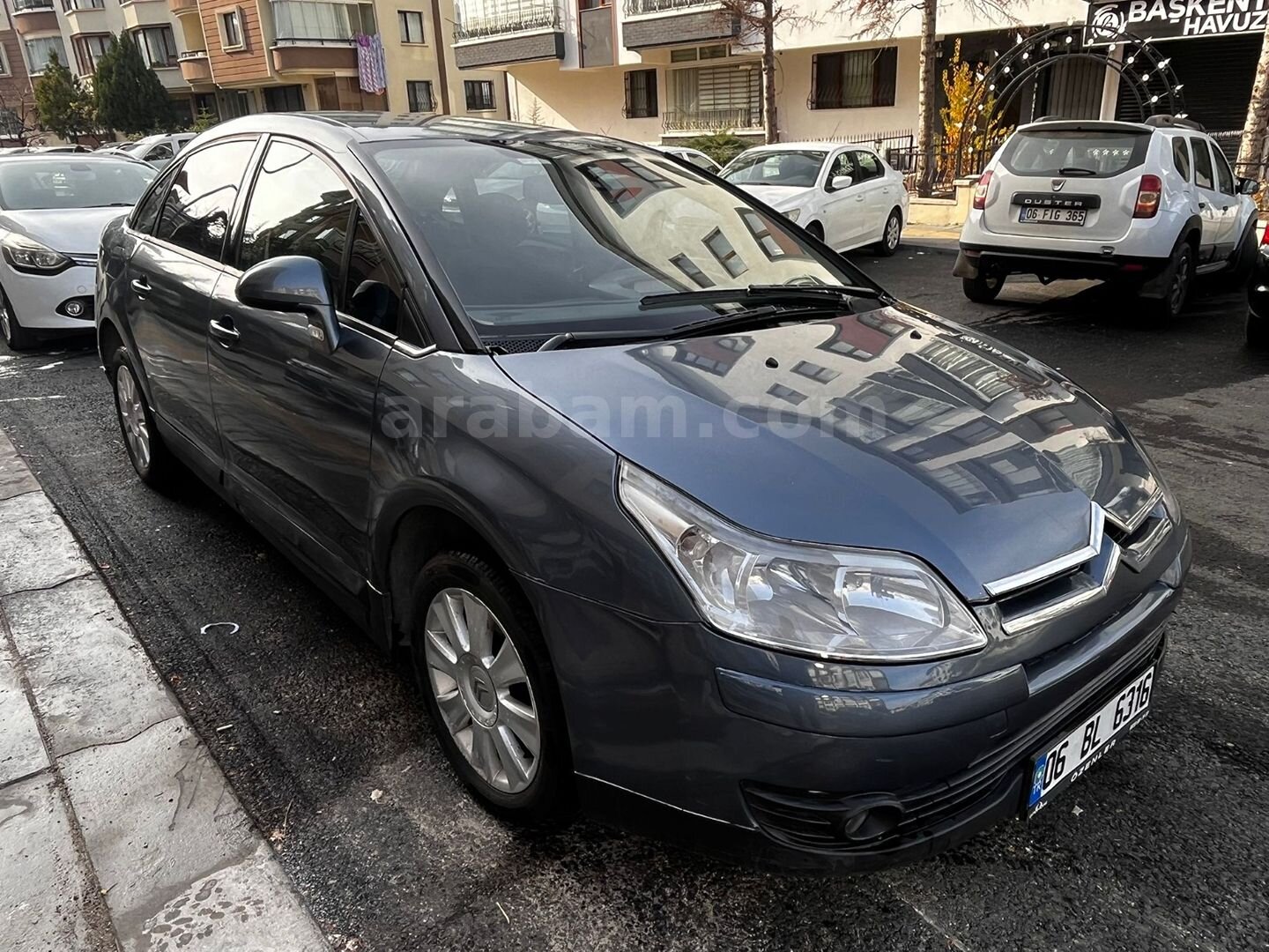 Galeriden Citroen C4 1.6 HDi SX PK 2008 Model Ankara 195.000 km Gri 1