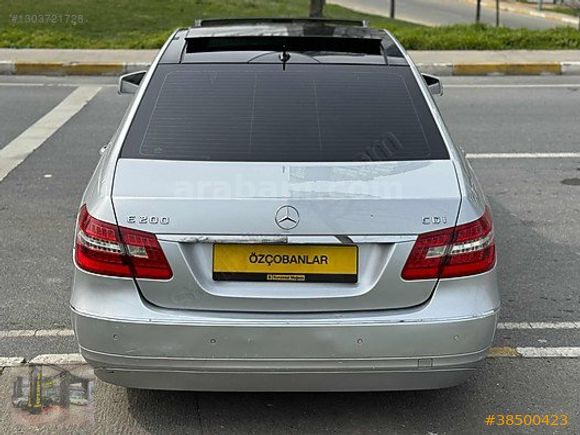 MERCEDES E 200 CDI CAM TAVANLI KREDİYE UYGUN!!!