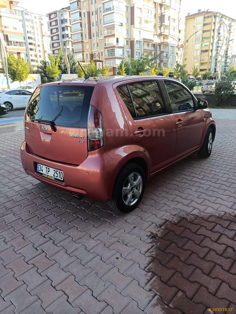 Sahibinden Daihatsu Sirion 1.3 Sporty 2006 Model Malatya 209.000 km Diğer 2