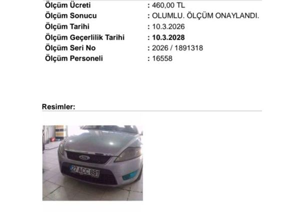 FORD AMİRAL GEMİSİ     MAKAM ARACI