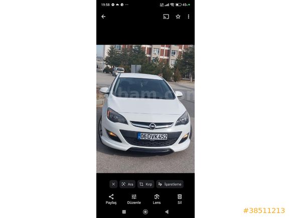 Sahibinden Opel Astra 1.3 CDTI Edition 2012 Model Ankara