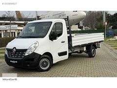2018 RENAULT+MASTER+UZUN+ŞASE+ORJ+AÇIK+KASA+K.KART 9-12 TAKSİT