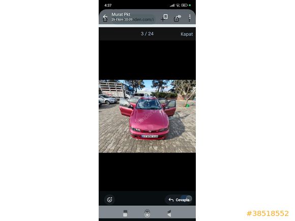 Sahibinden Fiat Marea 2.0 HLX 2001 Model