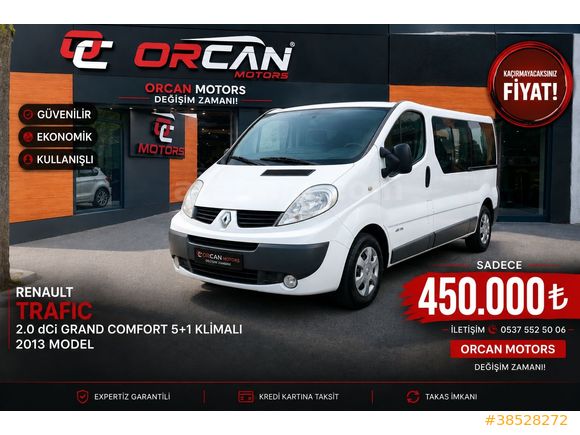 ORCAN MOTORSdan 2013 Trafic Multix 2.0 DCI Faz2 6m3 GrandConfort