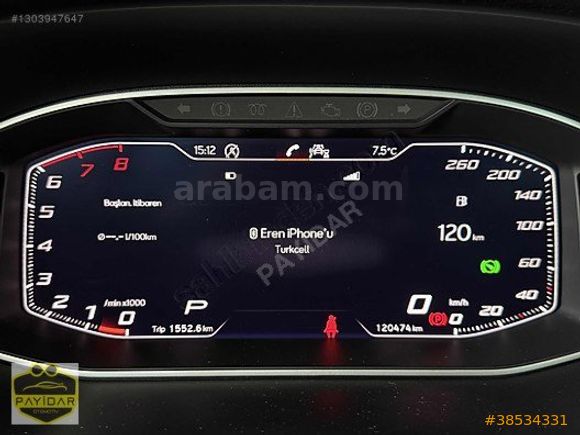 PAYİDAR'DAN 2020 SEAT ATECA 1.5 ECOTSİ XPERİENCE HATASIZ K.K TKS