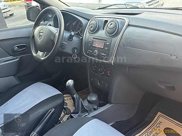 2013 MODEL 2014 ÇIKIŞLI DACİA STEPWAY 1.5 DİZEL 165.000 KM