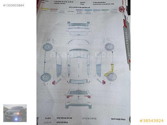2019 MODEL RENAULT CLİO 1.5dCİ İCON OTOMATİK VİTES