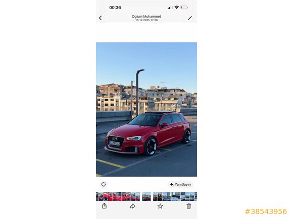 Sahibinden Audi A3 Sportback 1.6 TDI Ambition 2015 Model 