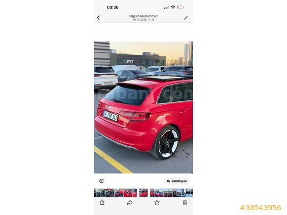 Sahibinden Audi A3 Sportback 1.6 TDI Ambition 2015 Model 