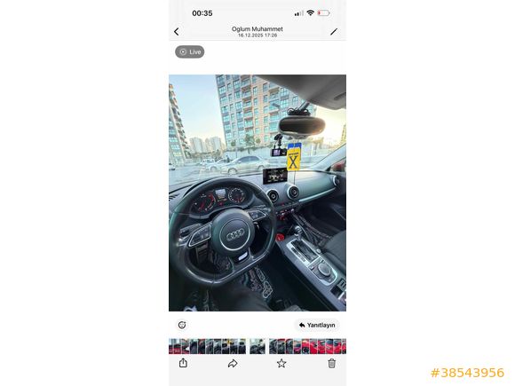 Sahibinden Audi A3 Sportback 1.6 TDI Ambition 2015 Model 