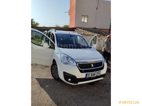 Sahibinden Peugeot Partner 1.6 BlueHDI Active 2018 Model  92.500 km Beyaz