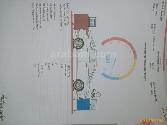 Tüm bakımları yapıldı 2004 Ford Focus